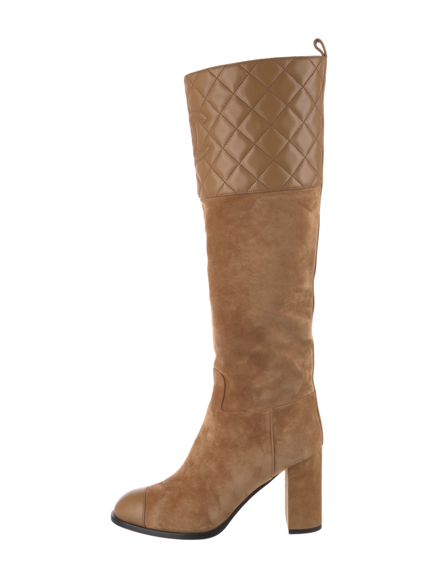 Chanel 2023 Interlocking CC Logo Boots