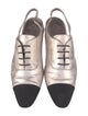 Chanel 2023 Interlocking CC Logo Slingback Flats