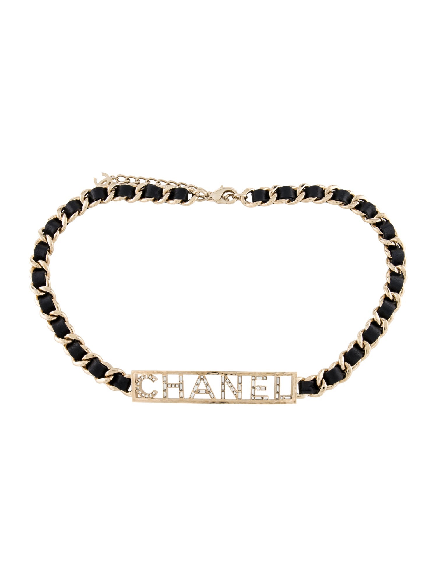 Chanel 2023 Skinny Chain-Link Belt