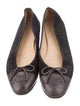 Chanel 2012 Interlocking CC Logo Ballet Flats