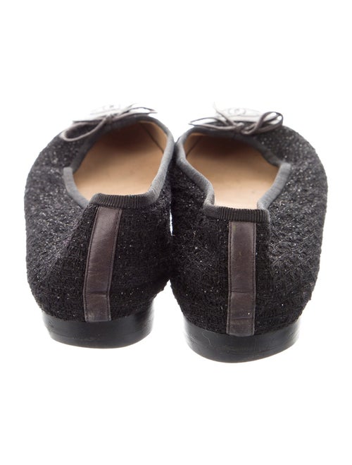 Chanel 2012 Interlocking CC Logo Ballet Flats
