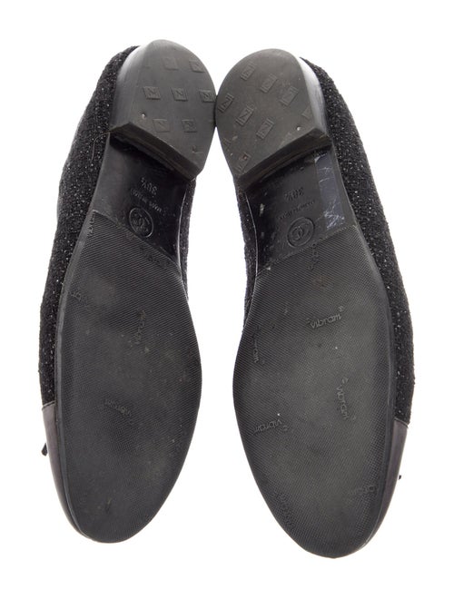 Chanel 2012 Interlocking CC Logo Ballet Flats