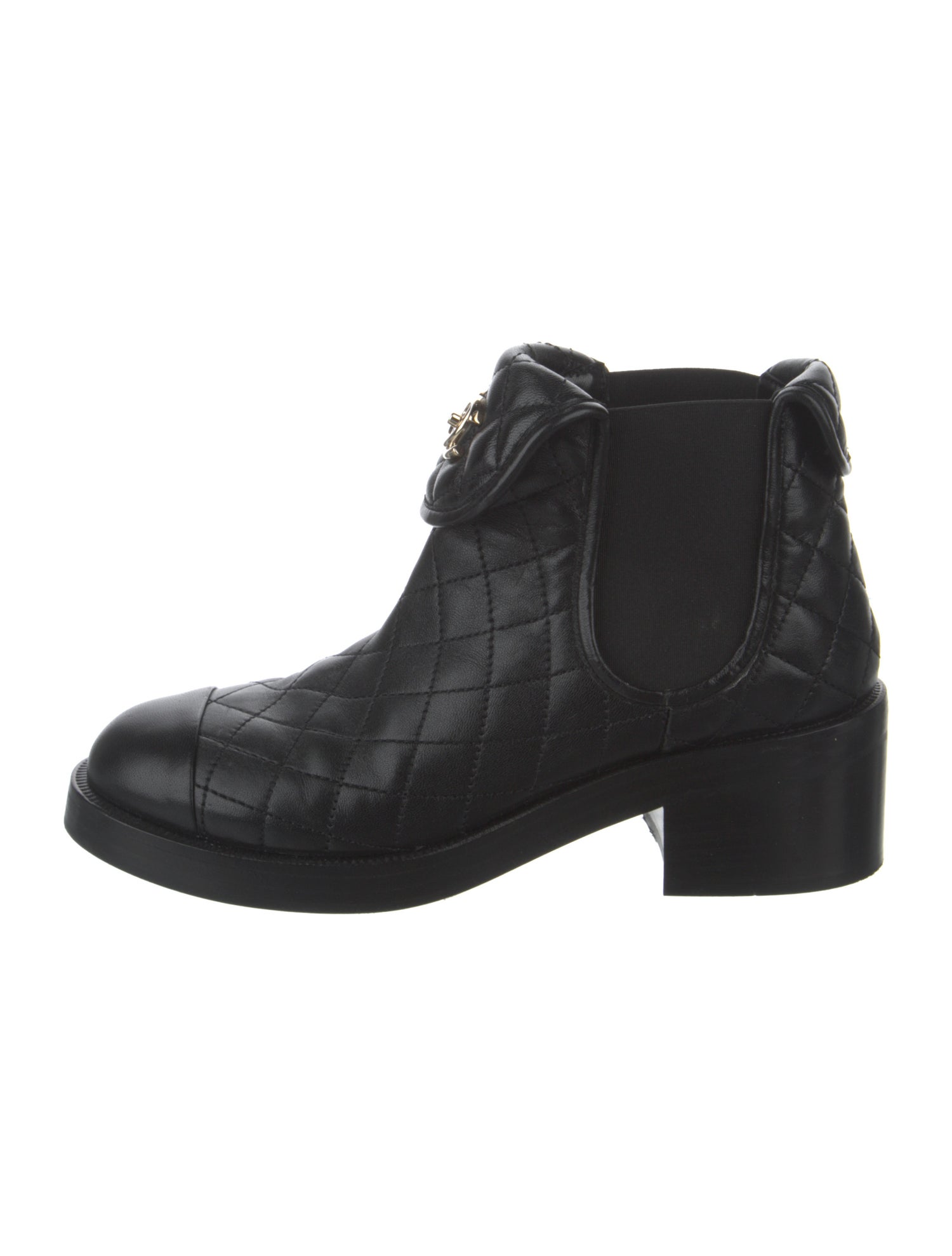 Chanel 2023 Interlocking CC Logo Boots