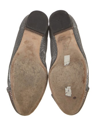 Chanel Interlocking CC Logo Mesh Ballet Flats