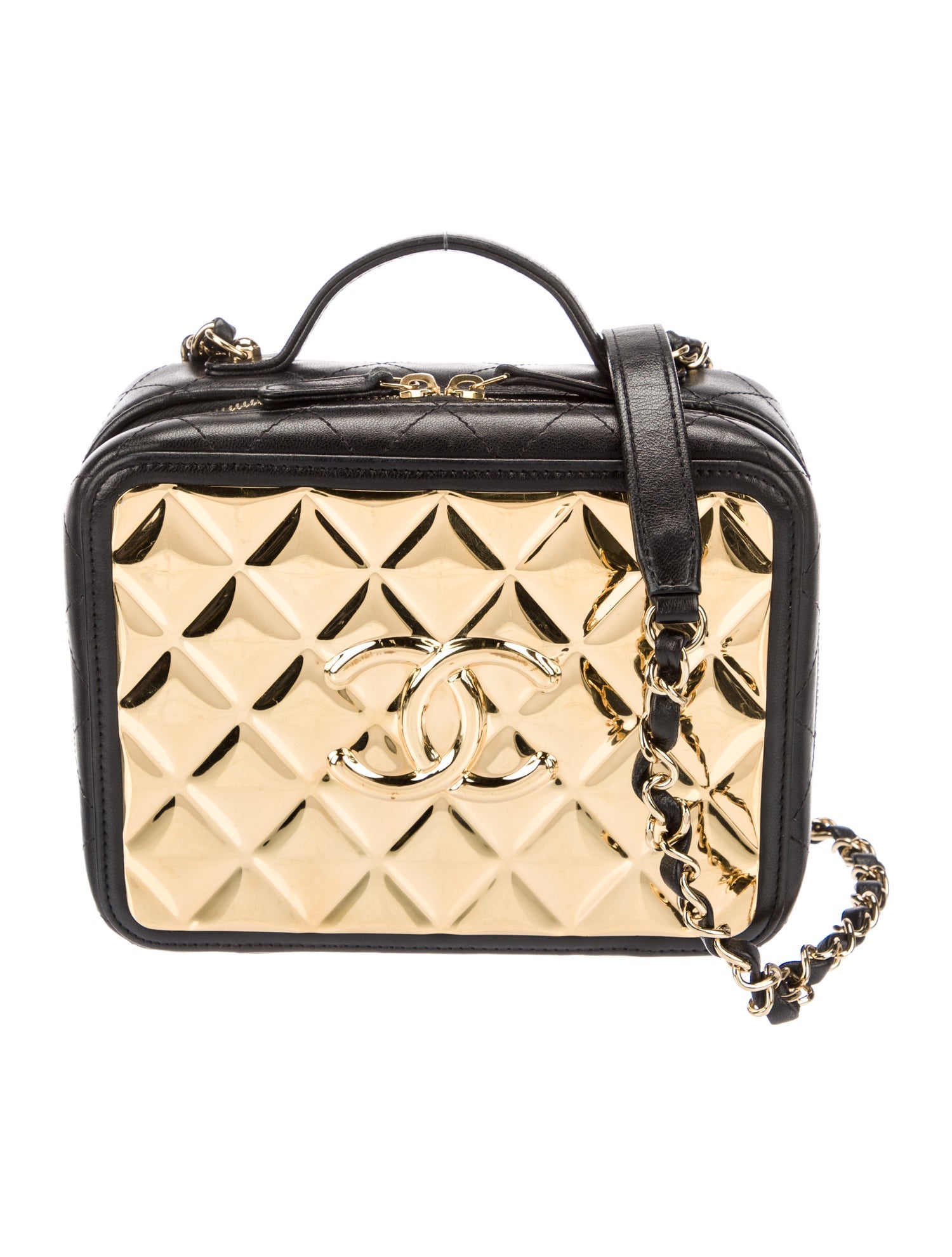 Chanel Golden Plate Vanity Case