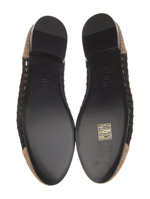 Chanel 2025 Interlocking CC Logo Flats