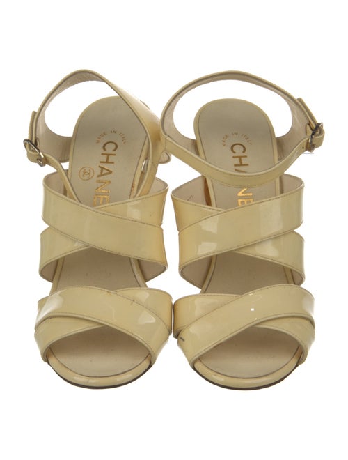 Chanel 2016 Interlocking CC Logo Sandals