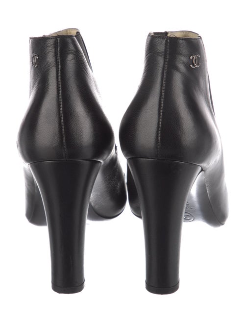 Chanel Interlocking CC Logo Lambskin Chelsea Boots