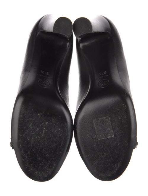 Chanel Interlocking CC Logo Lambskin Chelsea Boots