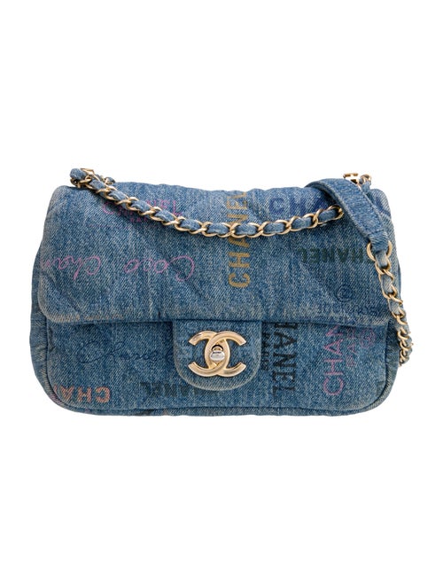 Chanel Rectangular Mini Denim Mood Flap Bag