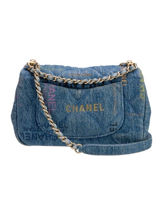 Chanel Rectangular Mini Denim Mood Flap Bag