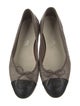 Chanel Interlocking CC Logo Lizard Ballet Flats