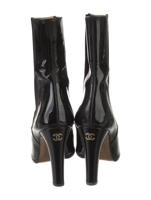 Chanel 2014 Interlocking CC Logo Sock Boots