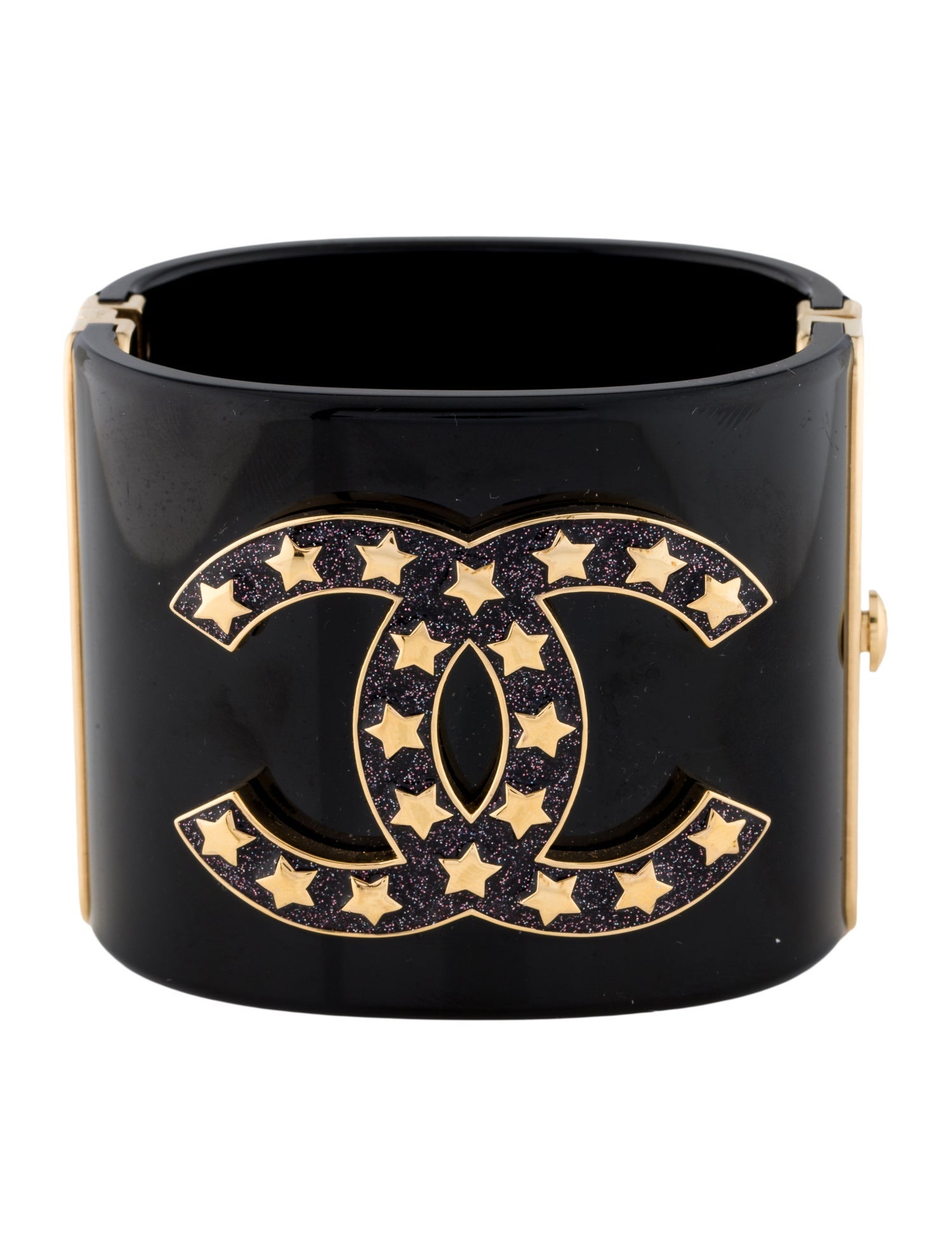 Chanel 2024 Resin CC Logo Cuff