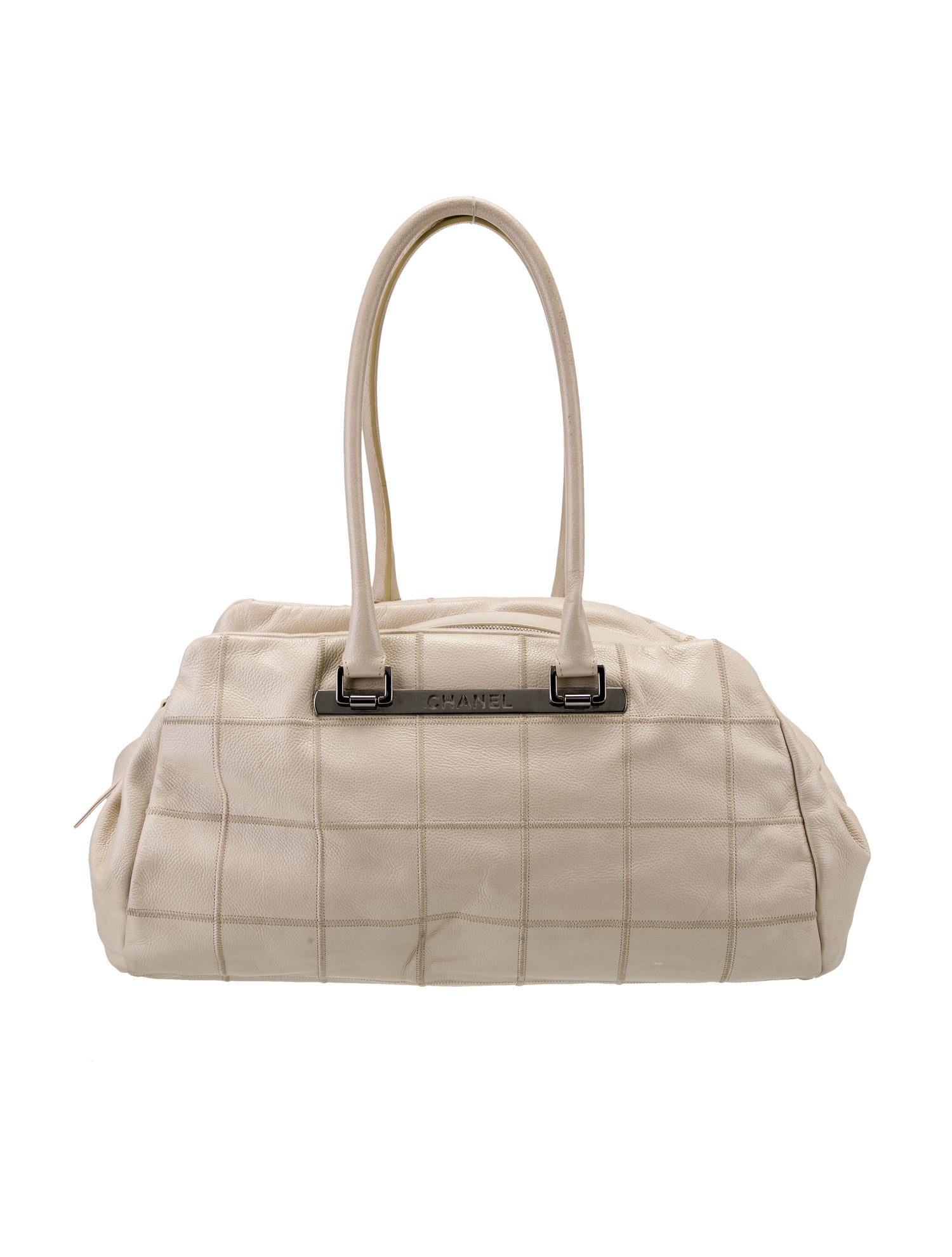 Chanel Square Quilt LAX Bowler Bag