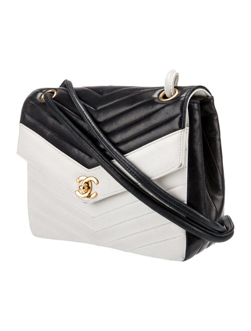 Chanel Chevron Quilt Envelope Bag