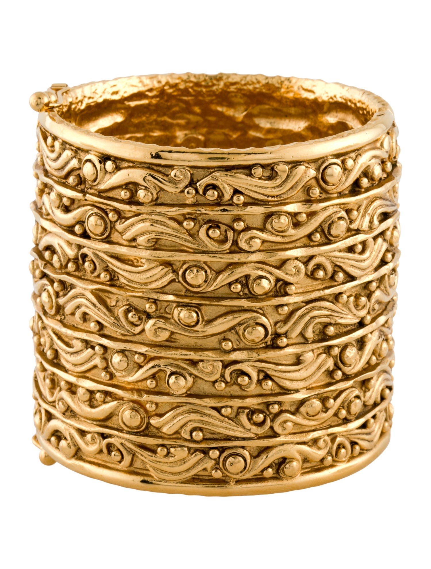 Chanel Vintage Hinged Bangle