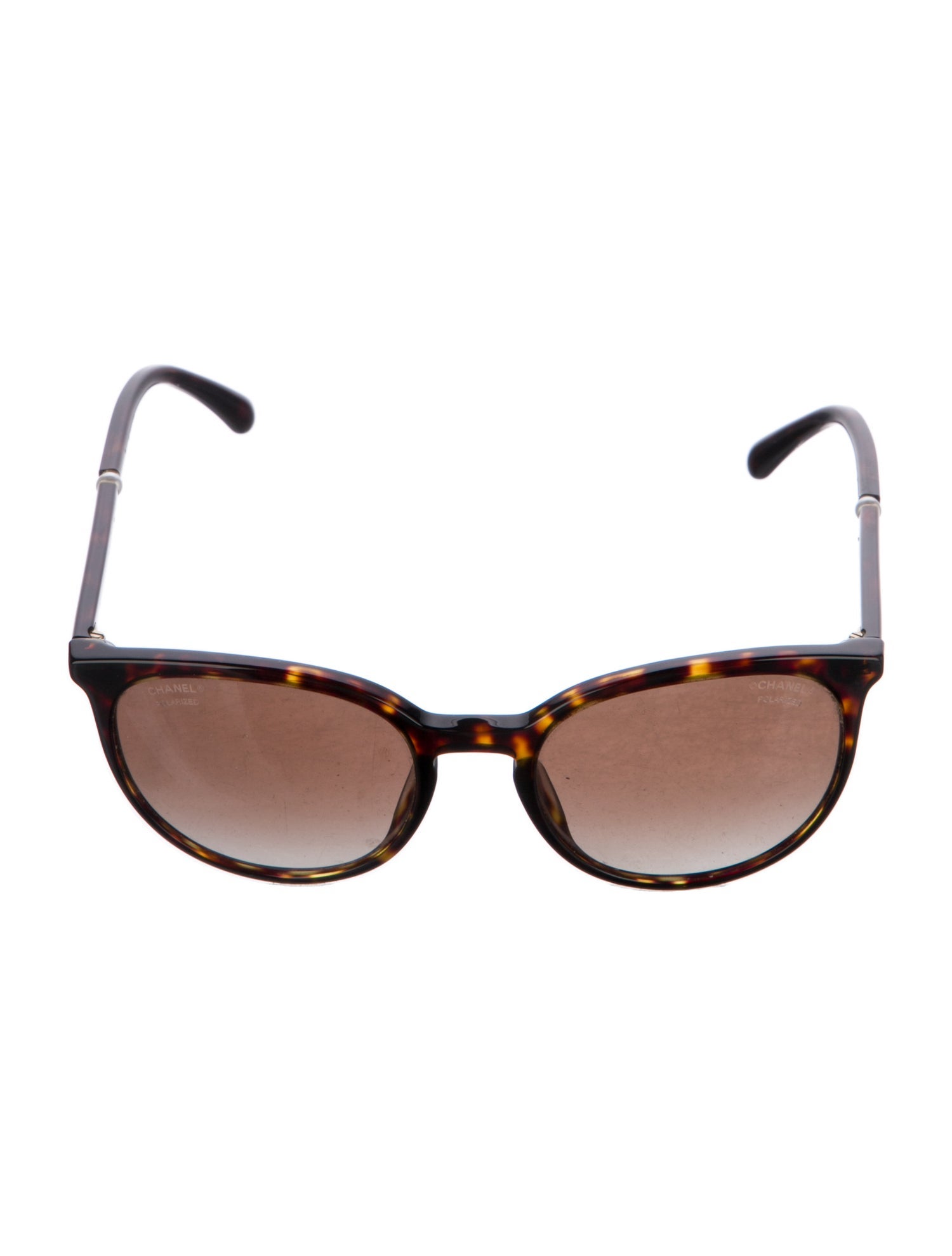 Chanel Interlocking CC Logo Round Sunglasses