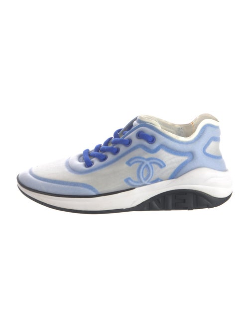 Chanel Interlocking CC Logo Mesh Sneakers
