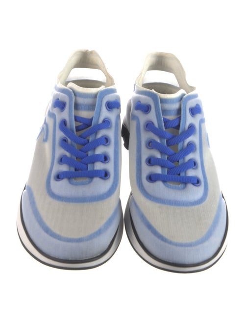 Chanel Interlocking CC Logo Mesh Sneakers