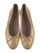 Chanel 2009 Interlocking CC Logo Ballet Flats