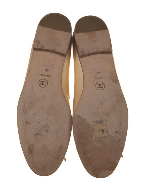 Chanel 2009 Interlocking CC Logo Ballet Flats