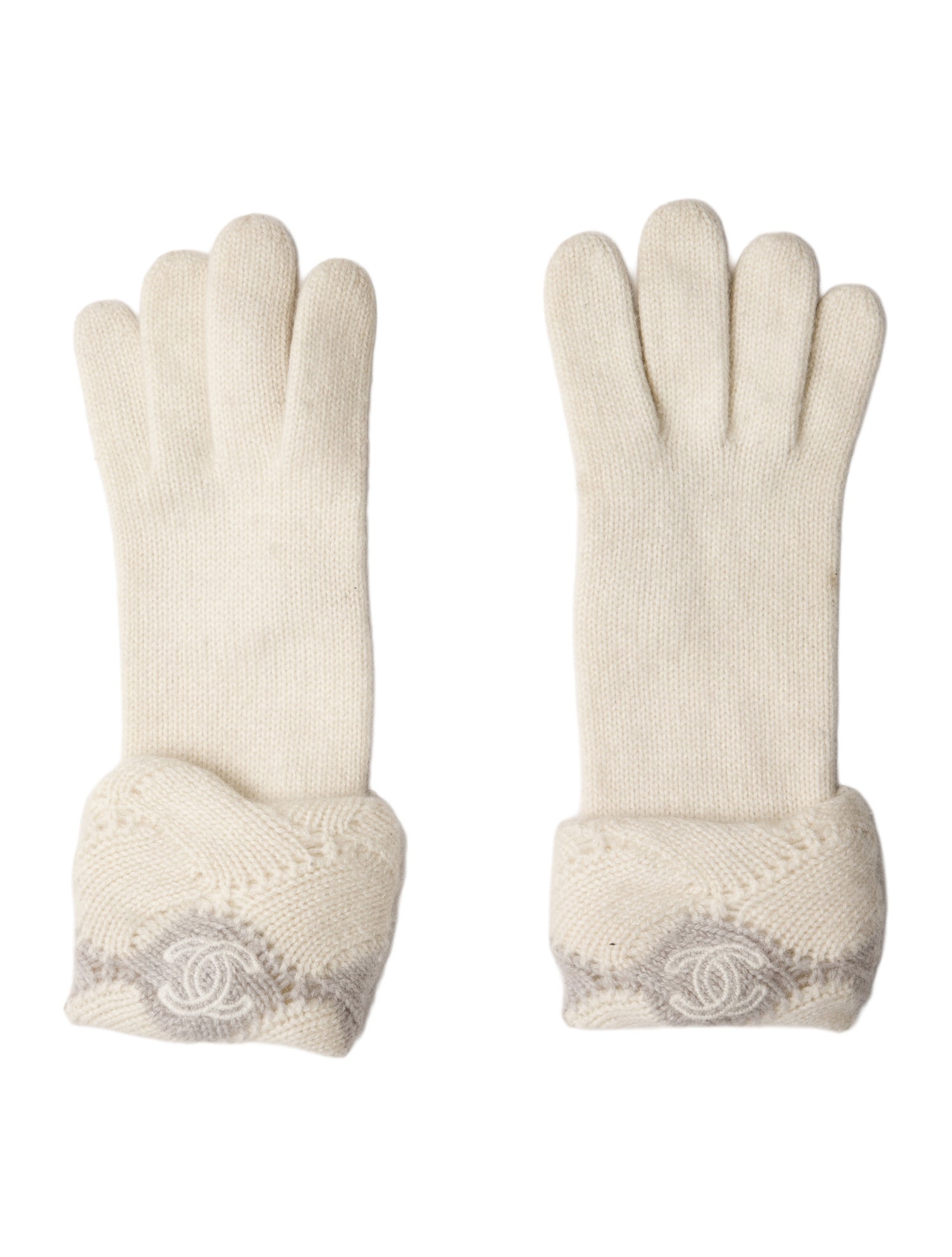 Chanel Cashmere CC Gloves