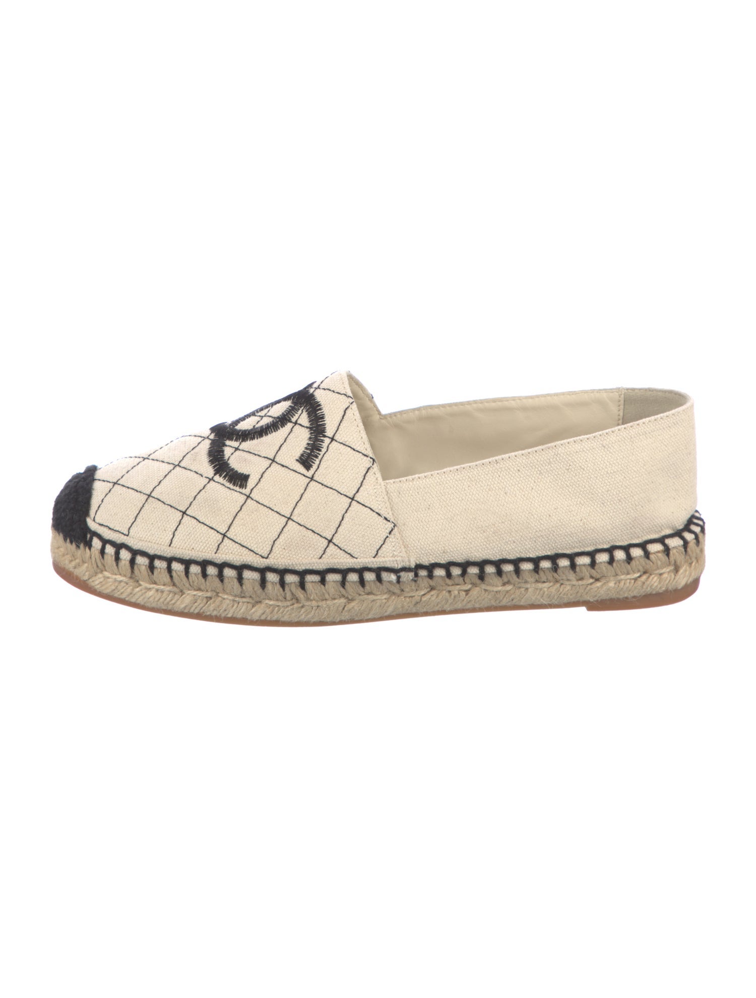 Chanel 2019 Interlocking CC Logo Espadrilles