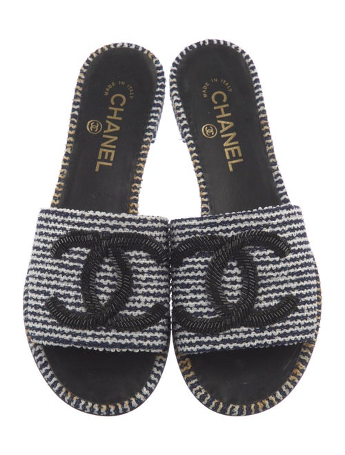 Chanel 2019 Interlocking CC Logo Slides