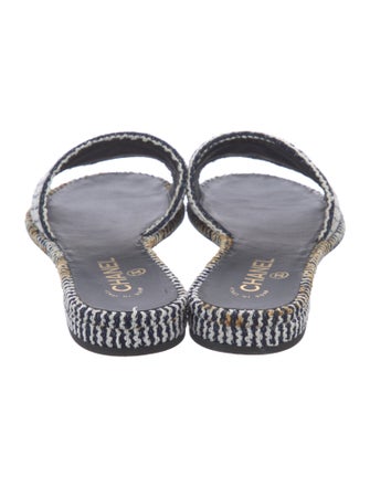 Chanel 2019 Interlocking CC Logo Slides