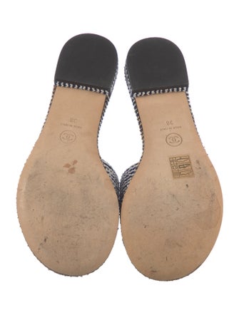 Chanel 2019 Interlocking CC Logo Slides