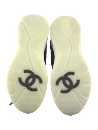 Chanel 2021 Interlocking CC Logo Lace-Up Boots