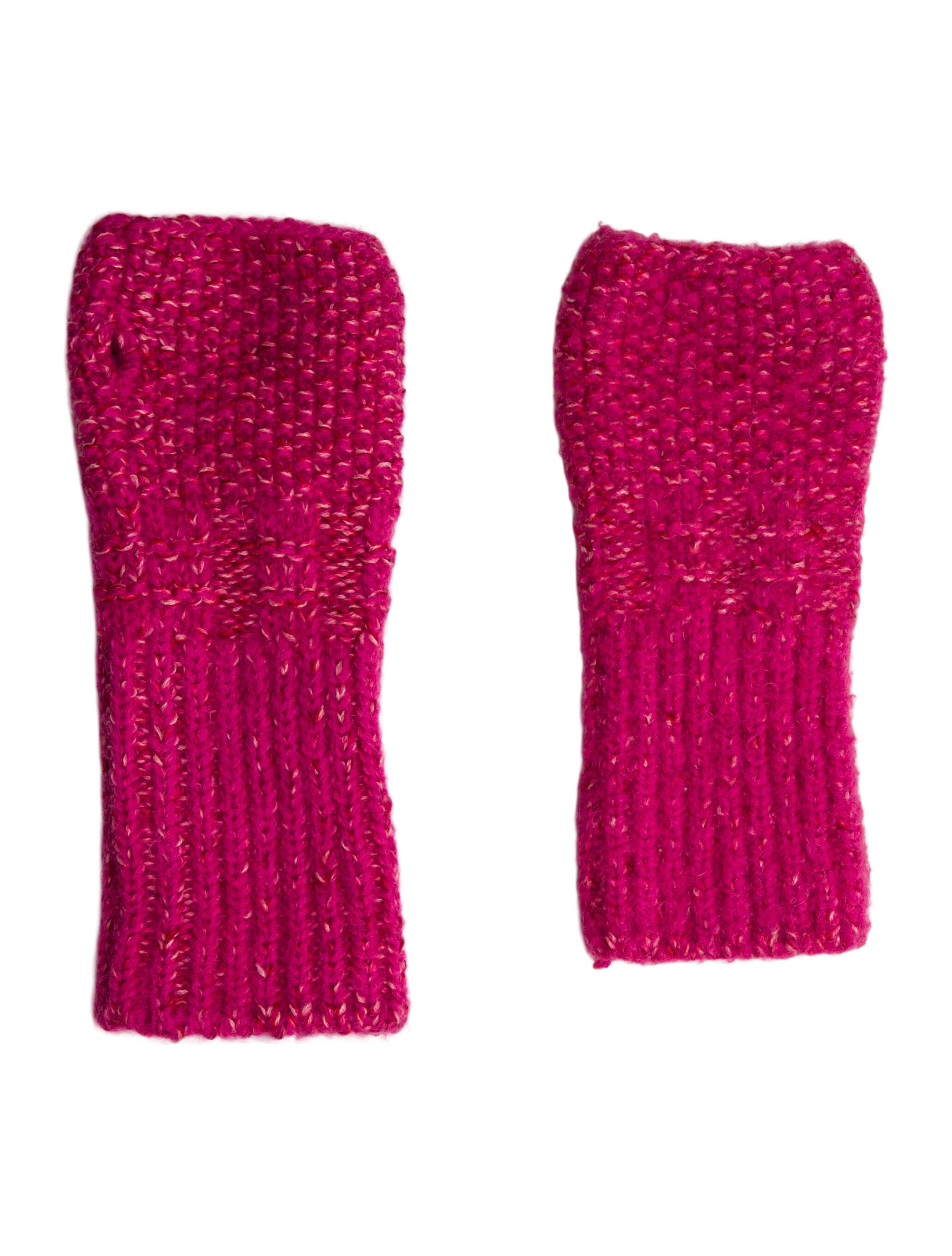 Chanel Wool CC Knit Gloves
