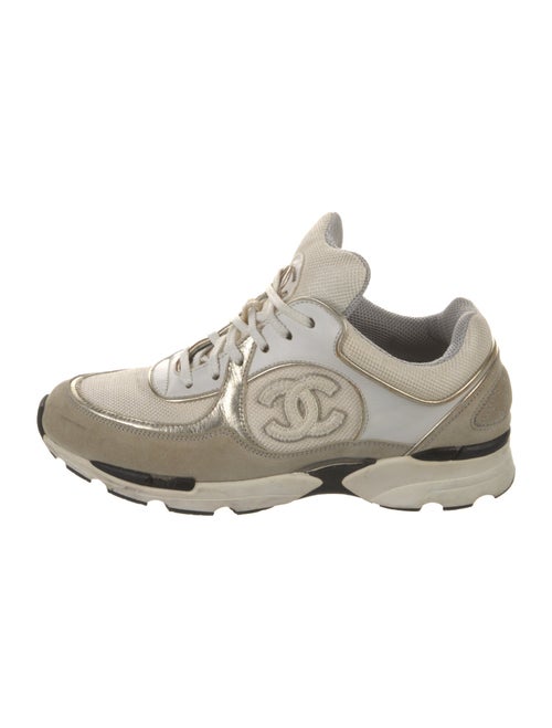 Chanel Interlocking CC Logo Mesh Sneakers