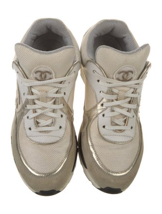 Chanel Interlocking CC Logo Mesh Sneakers