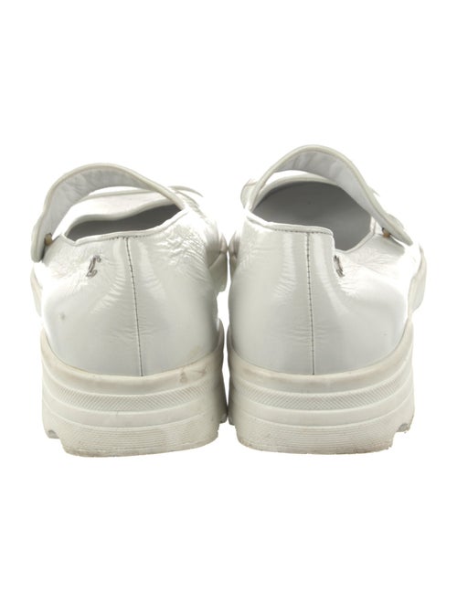 Chanel Interlocking CC Logo Patent Leather Sneakers
