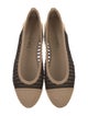 Chanel 2025 Interlocking CC Logo Ballet Flats