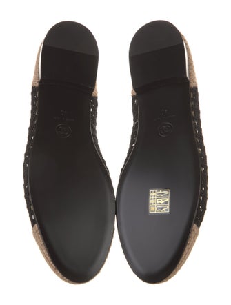 Chanel 2025 Interlocking CC Logo Ballet Flats