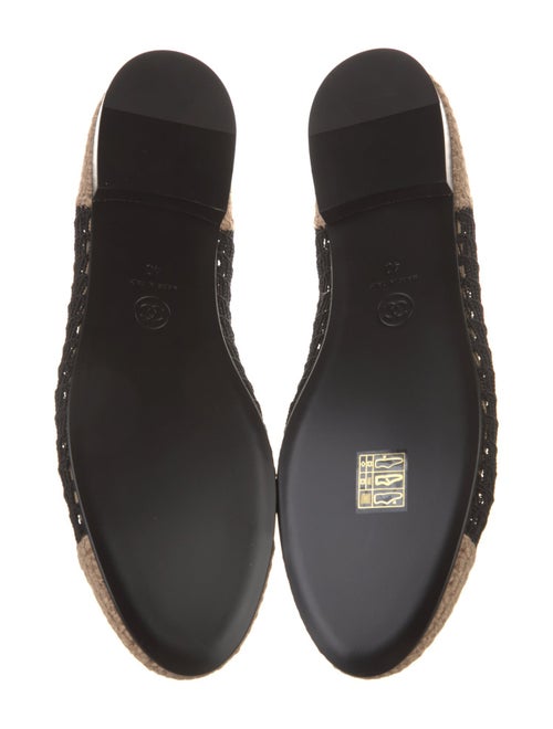 Chanel 2025 Interlocking CC Logo Ballet Flats