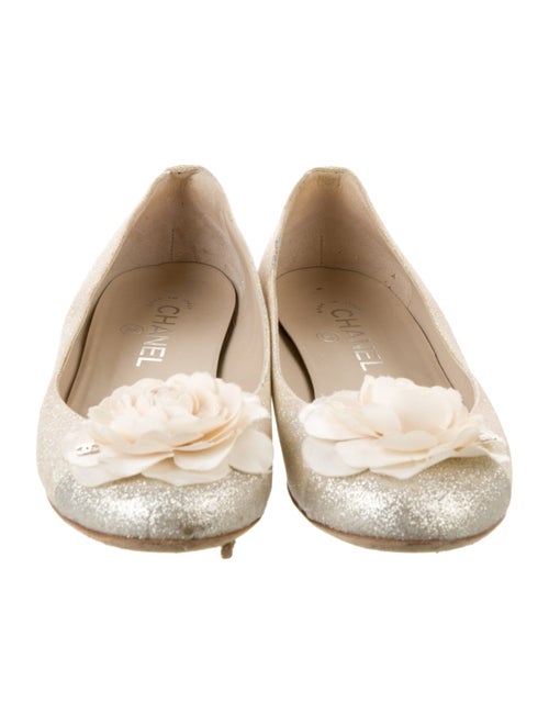 Chanel 2013 Interlocking CC Logo Ballet Flats