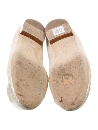 Chanel 2013 Interlocking CC Logo Ballet Flats