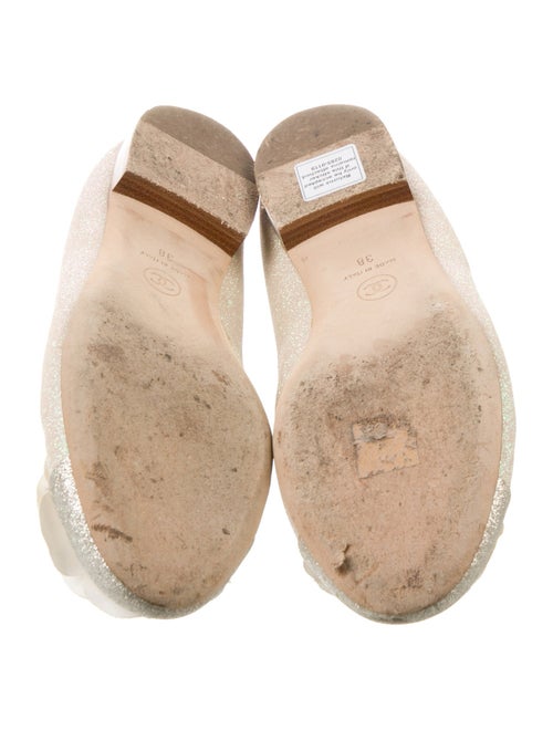 Chanel 2013 Interlocking CC Logo Ballet Flats