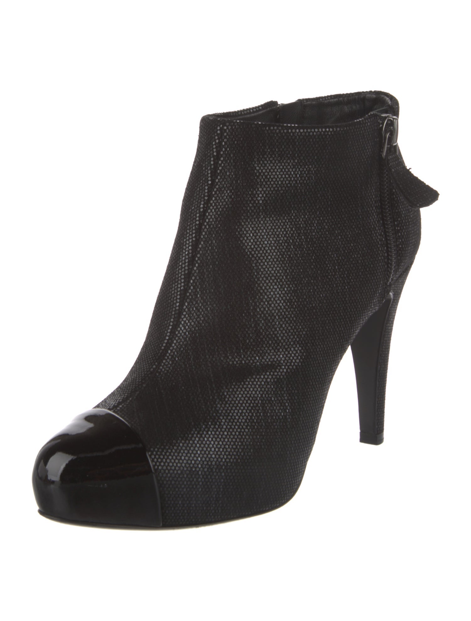 Chanel 2014 Interlocking CC Logo Boots