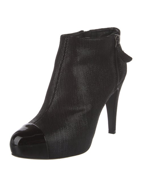 Chanel 2014 Interlocking CC Logo Boots