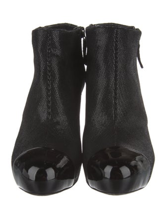 Chanel 2014 Interlocking CC Logo Boots