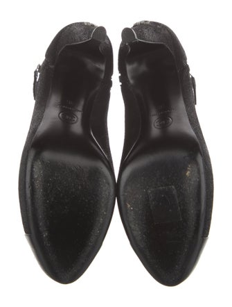 Chanel 2014 Interlocking CC Logo Boots