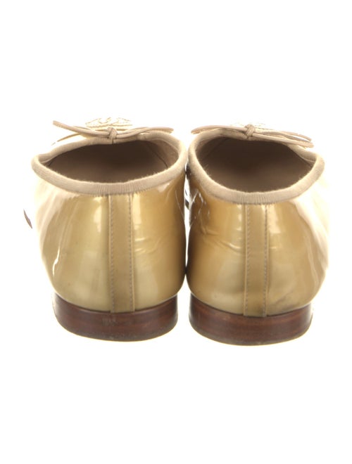 Chanel 2008 Interlocking CC Logo Ballet Flats