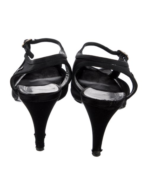 Chanel Interlocking CC Logo Mesh Sandals