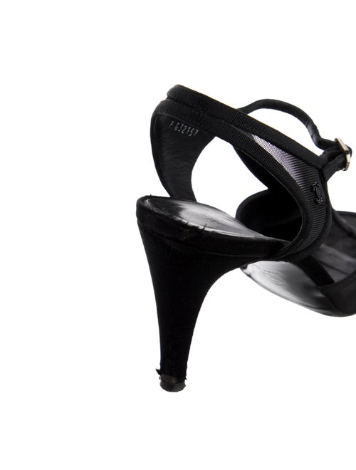 Chanel Interlocking CC Logo Mesh Sandals