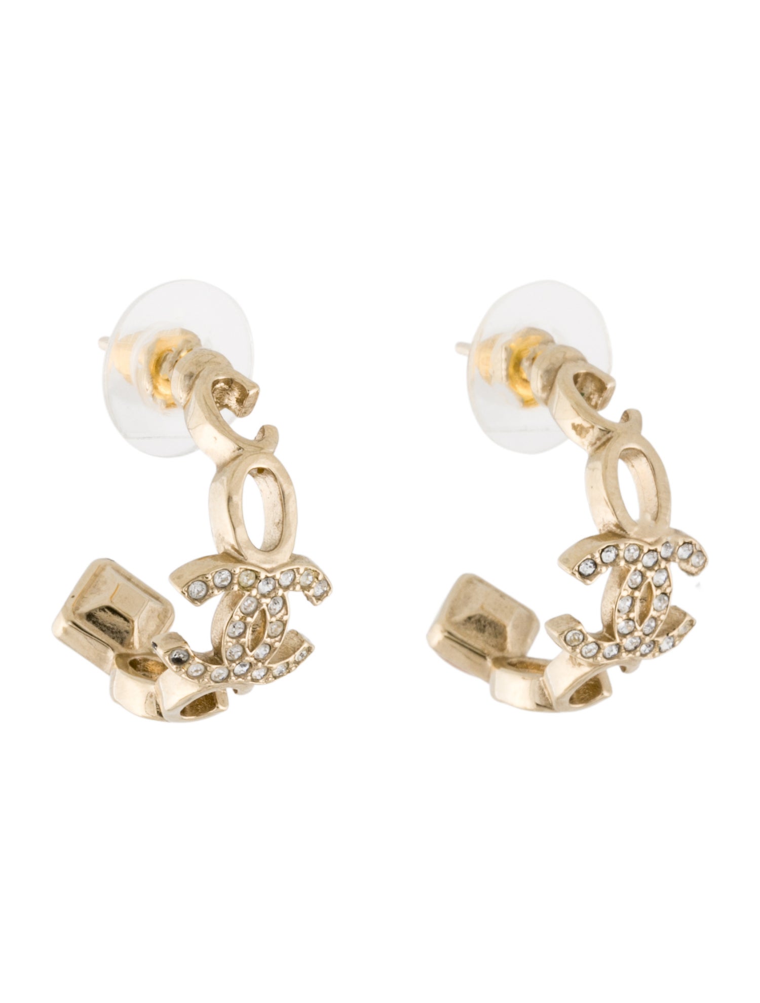 Mejuri Thin Croissant Dôme Hoops - 18K Yellow Gold-Plated